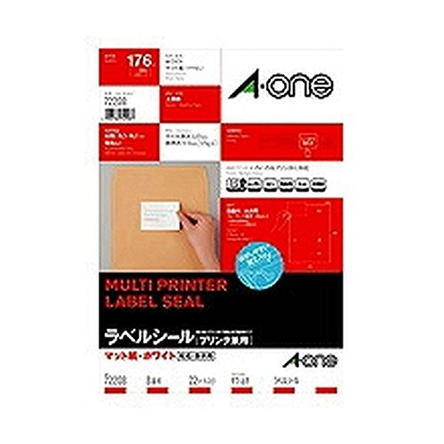 Amazon | エーワン ラベルシール プリンタ兼用 8面 22枚 72208